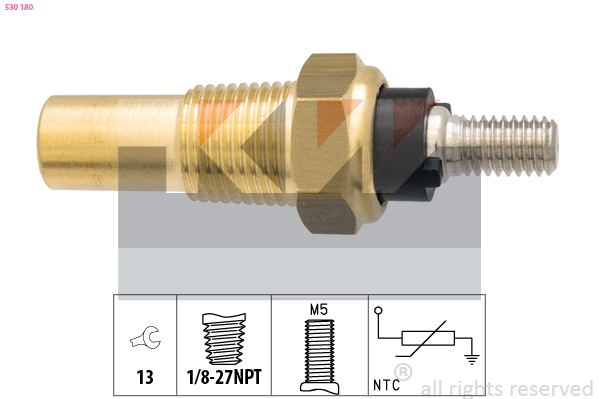 Senzor,temperatura lichid de racire 530 180 KW